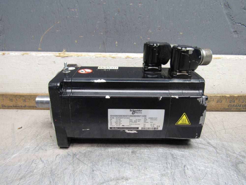 Schneider SH100/50030/0/1/00/00/00/11/00 SERVO MOTOR 480V 6000RPM USED TAKEOUT !