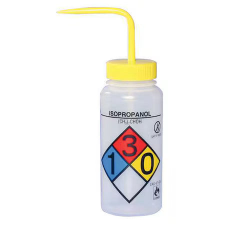 Sp Scienceware F11816-0008 Yellow Wash Bottle 16 Oz., Pk4