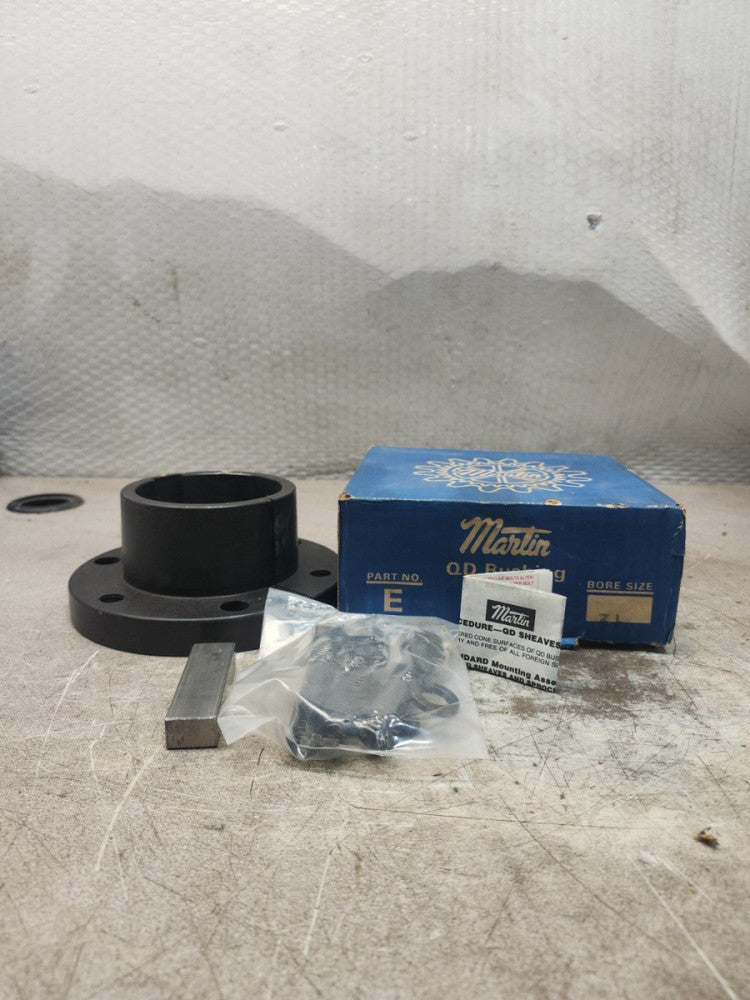 NEW IN BOX MARTIN QD BUSHING BORE SIZE 3-1/8 E