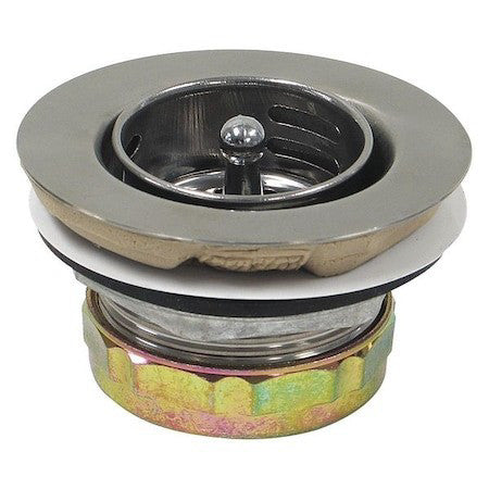 Perfect Putty 59-3050 Sink Strainer,Chrome,3" L,Zinc/Rubber