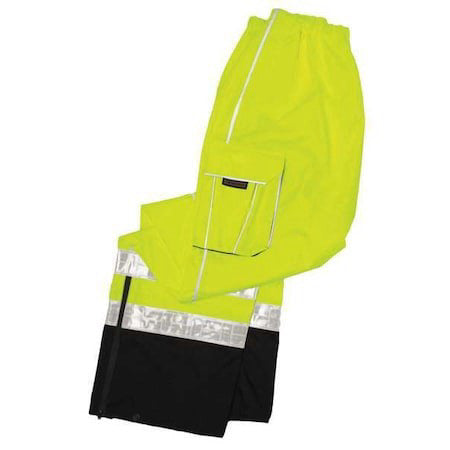 Kishigo Rwp106-L-Xl Rain Pant,Refl Piping,Lime,L-Xl