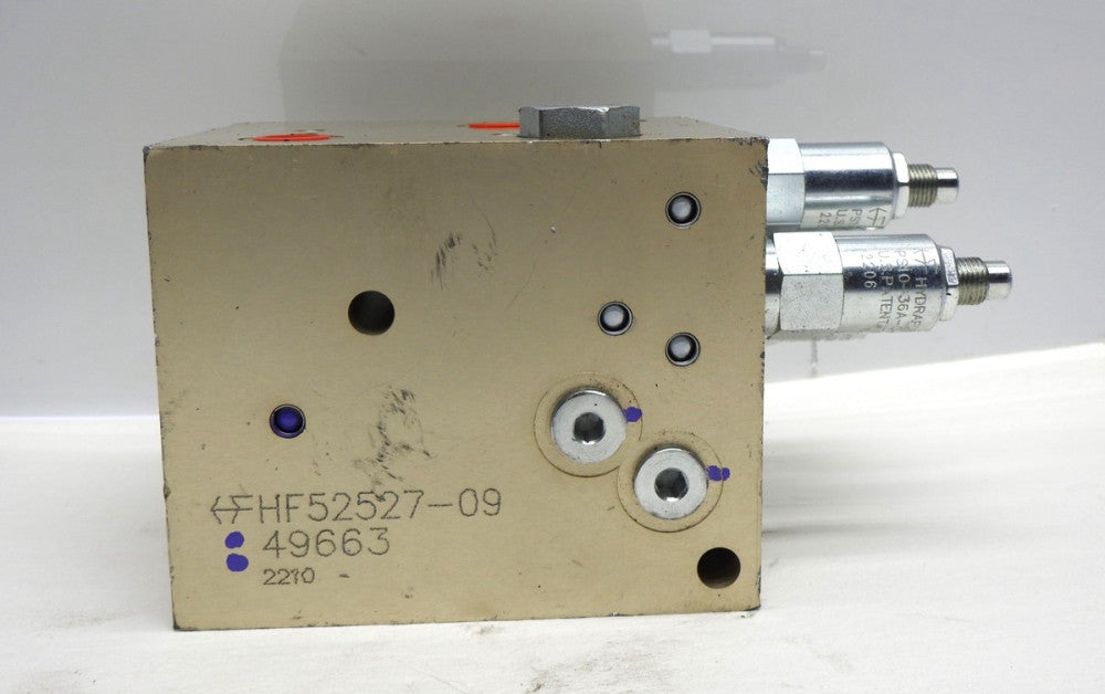 HF52527-09 Hydraulic Control Valve Block 49663 w/ CV10-20 022201133 - NEW!