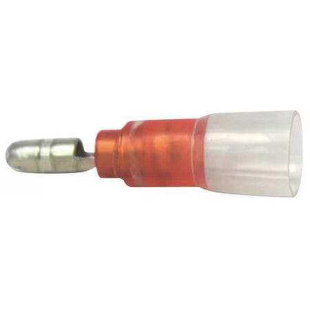 Velvac 30169 Male Disconnect, Red, 22-18Awg, Pk10, Insulation: Full