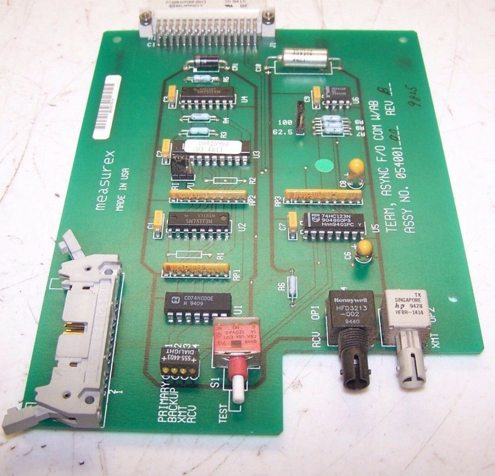 HONEYWELL MEASUREX 05400100 TERM ASYNC F/O COM W/AB REV B 