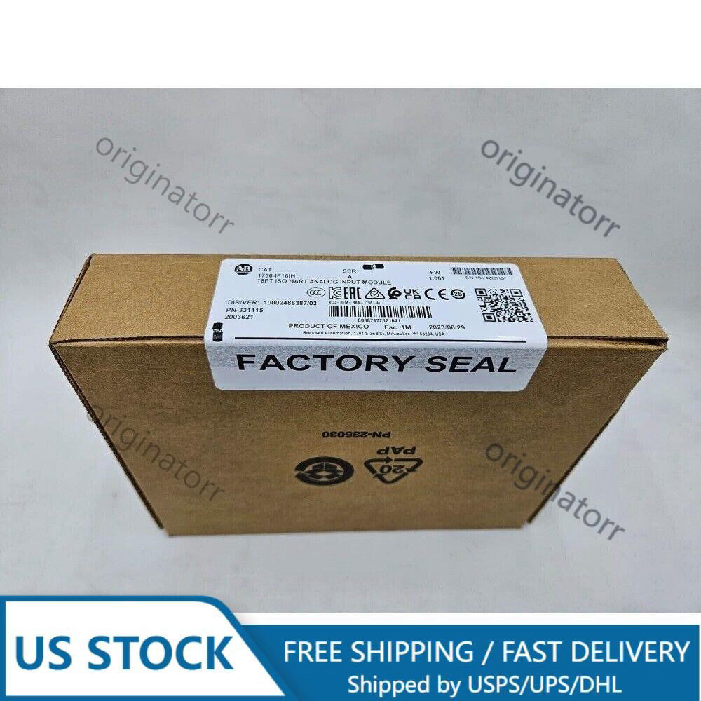 NEW AB 1756-IF16IH 16PT ISO HART ANALOG INPUT MODULE 1756IF16IH US Free Tax