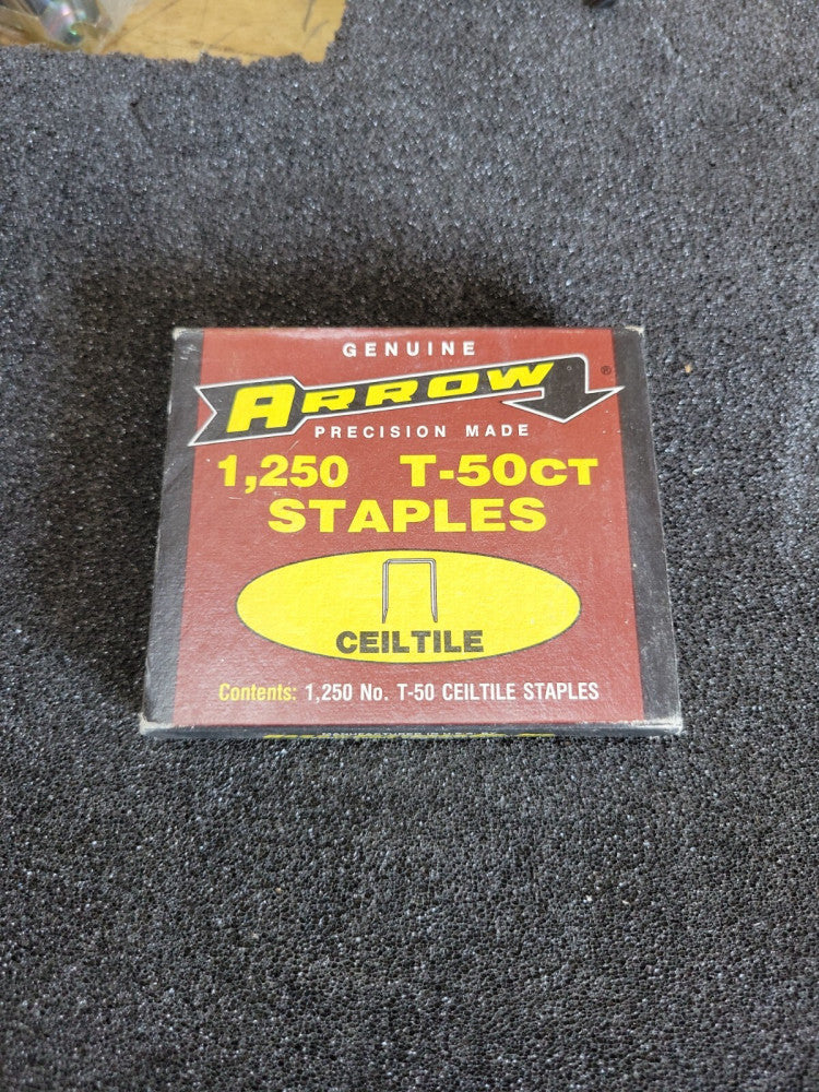 New Old Stock! Arrow T-50 CT Ceiltile Staples 