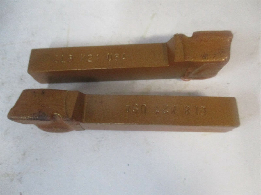 (47183) 1/2 x 1/2 x 3-1/2" OAL Offset Side Cutting Single Point Tool Bit - Qty 2