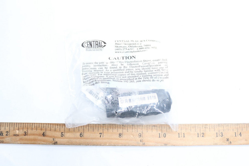 Central Electrofusion Coupling Resin Black 230 Psi 1/2" IPS 360000883