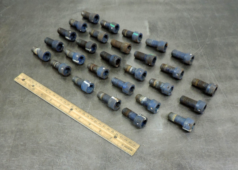 Industrial Socket Head Metric Cap Allen Bolt M18 x 35MM Lot of Twenty Eight (28)