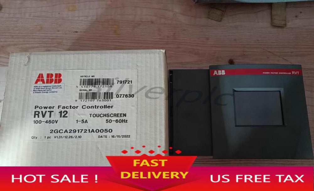 1PCS ABB RVT-12 power factor controller 100~460VAC new Fast Shipping US Free TAX