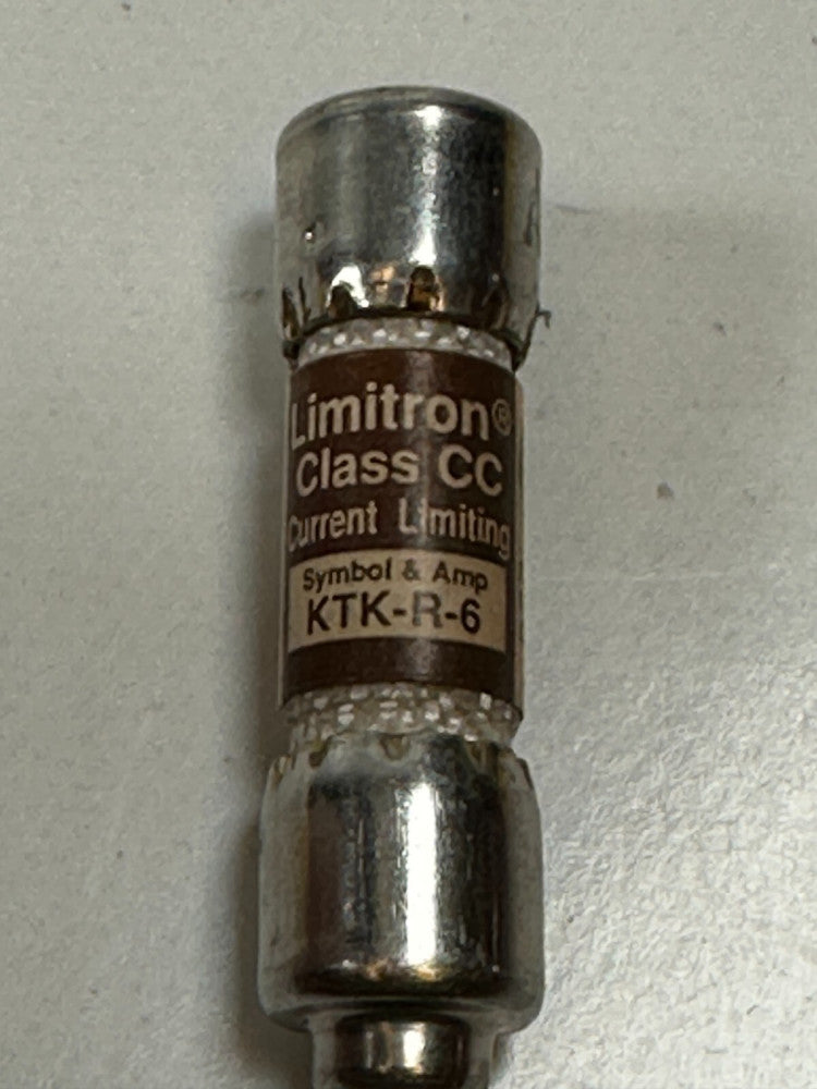 Bussmann KTK-R-6 Fuse Limitron Current Limiting Class CC 6A/600V - New Fast Ship