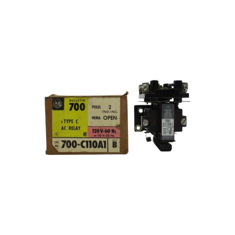ALLEN BRADLEY 700-C110A1 SER. B 120V (BR/YL) NSMP