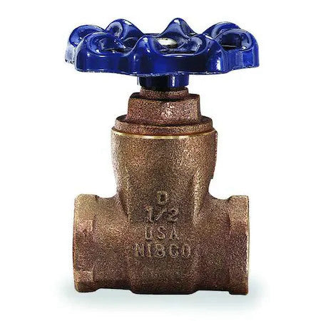 Nibco T29 1 1/2 Gate Valve,1-1/2 In.,Fnpt,Bronze