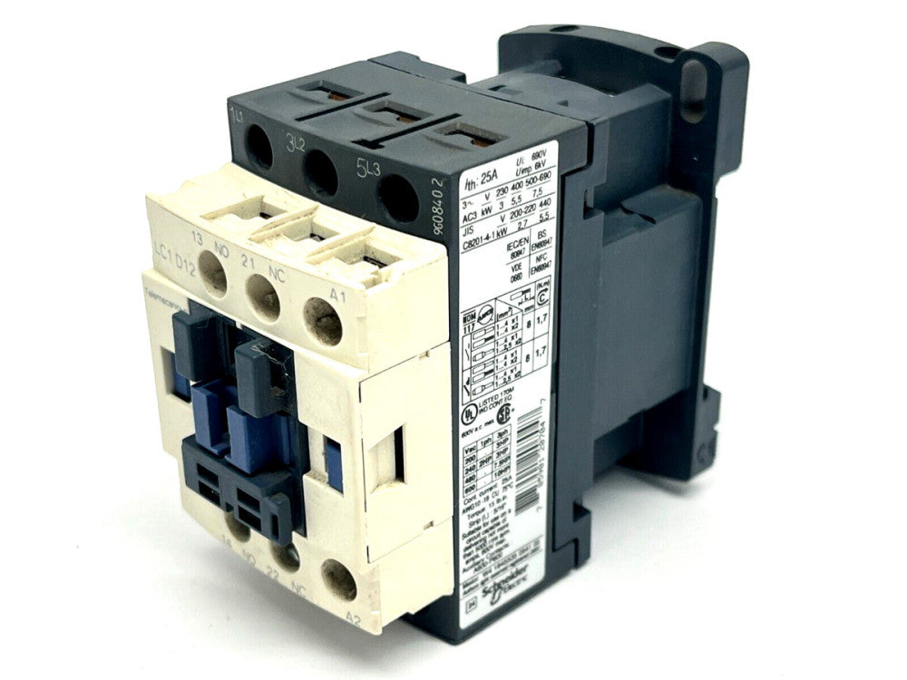 Telemecanique LC1D12-G7 Contactor 25A 120V 3-Pole