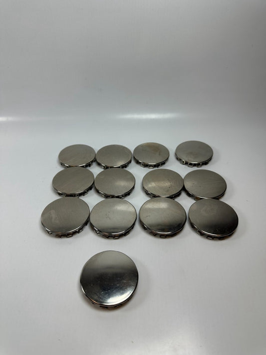 2" Chrome Plugs Steel Hole Est. For 1/8" Thick (Lot of 13) New Fast Ship