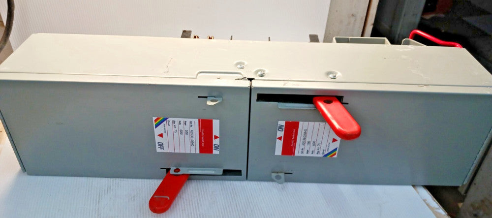 Ge ADS36100HD Spectra 100 Amp Fusible Panelboard Switch 600 Vac 75 Hp