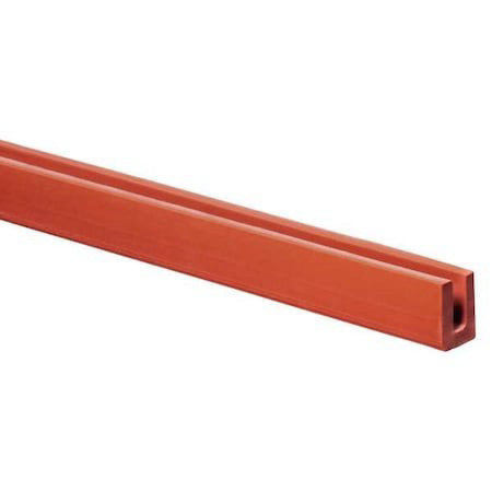 Zoro Select Ztrim-328 Rubber Edging, Silicone, 10 Ft Length, Non-Adhesive