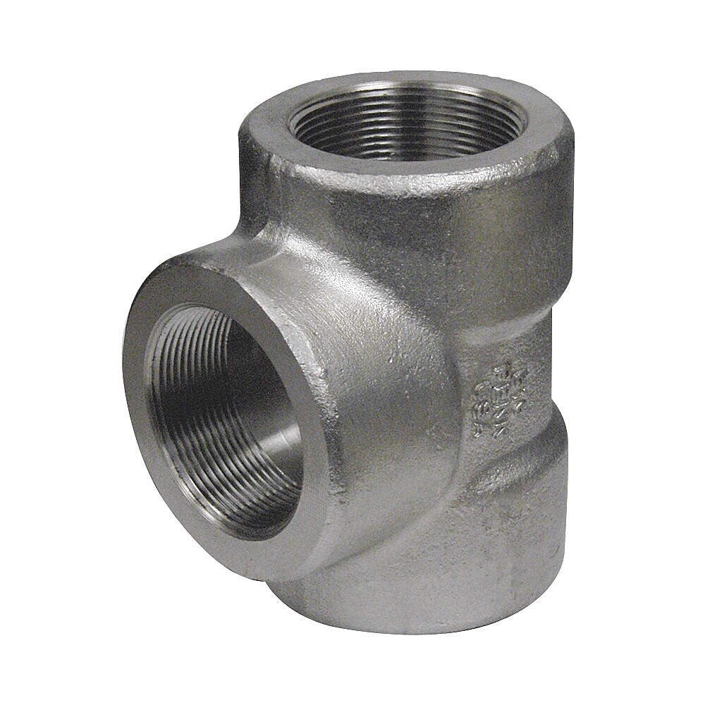Penn Machine Works 304/304L Stainless Steel Tee FNPT 1/2" Pipe Size, 1000300212