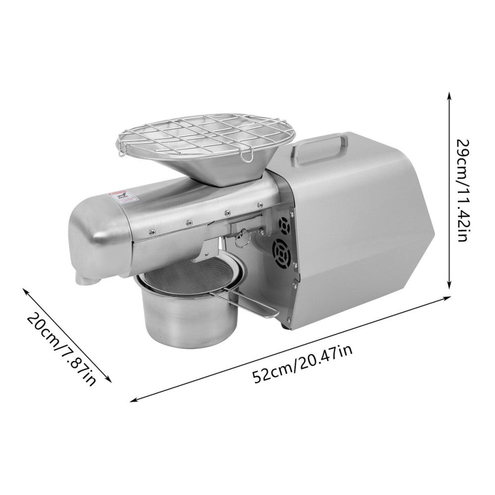 Commercial Olive Oil Press Extractor Stainless Steel Automatic Oil Press Machine