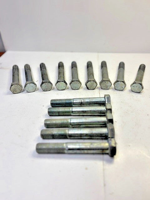 PARTIALLY THREADED 3/4in-10x 5in HEX BOLTS (LOT OF 14)