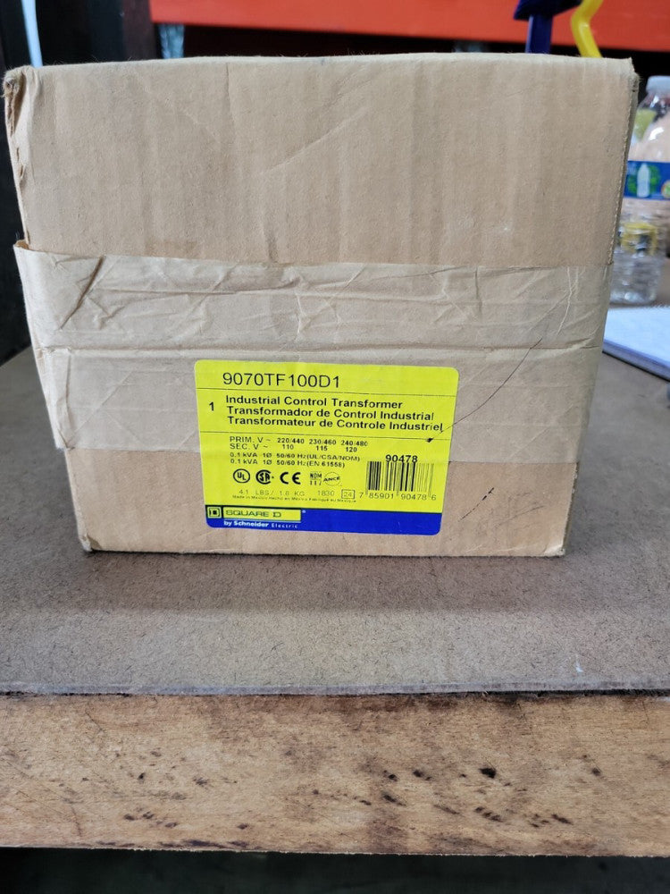 New! Square D 9070TF100D1 Transformer