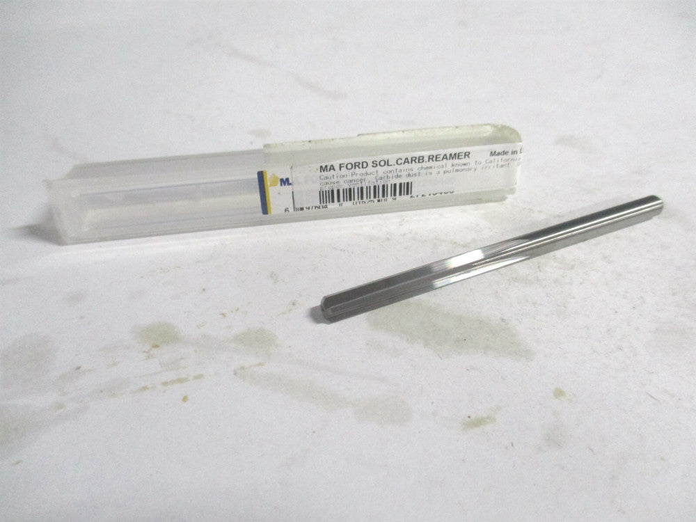 M.A. Ford (27215400) #23 4-Flute Straight Flute Solid Carbide Chucking Reamer 