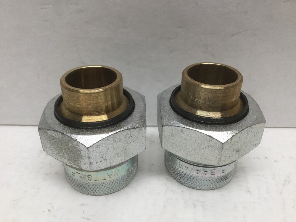 Watts LF- BAA/ARRA Female Dieelectric Union, 1-3/8" X 1-5/8" ID (Lot of 2)