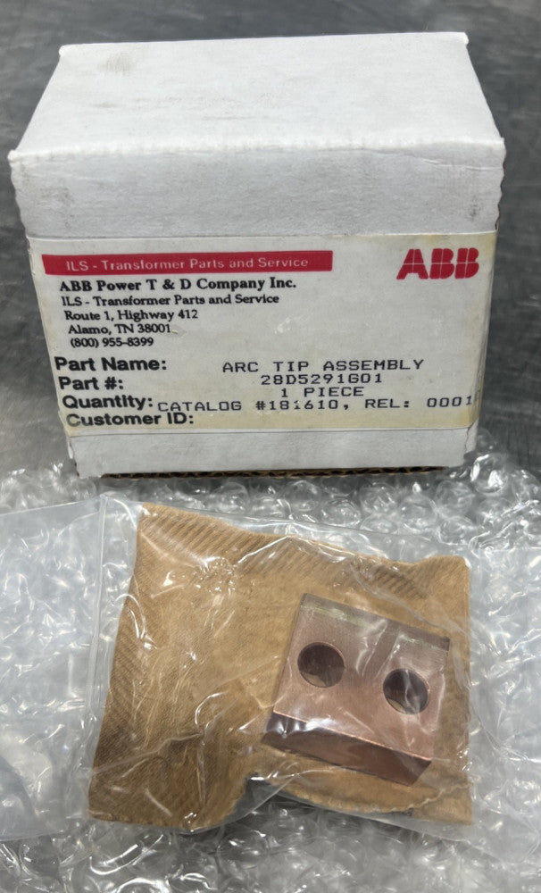ABB TIP Assembly Part No 28D5291G01 Nos Surplus