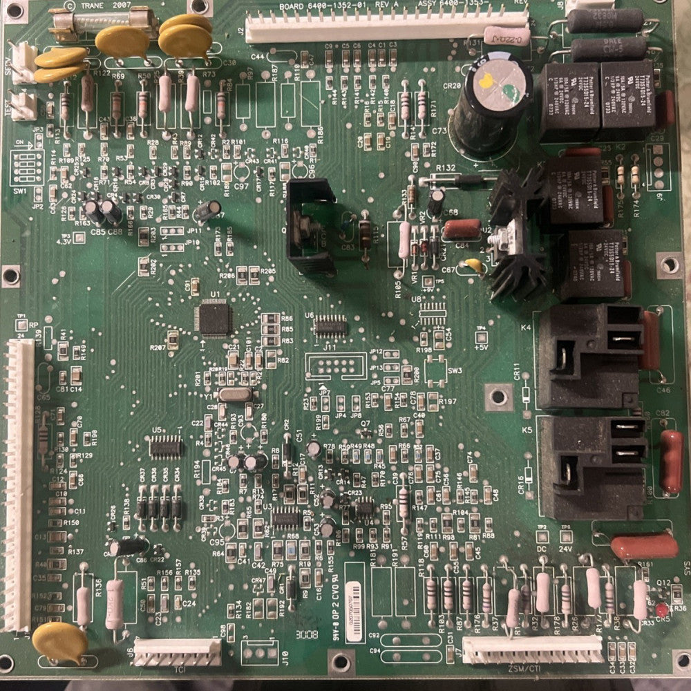 TRANE 2007 Mdl3 Board 6400-1352-01 Rev a ASSY 6400-1353