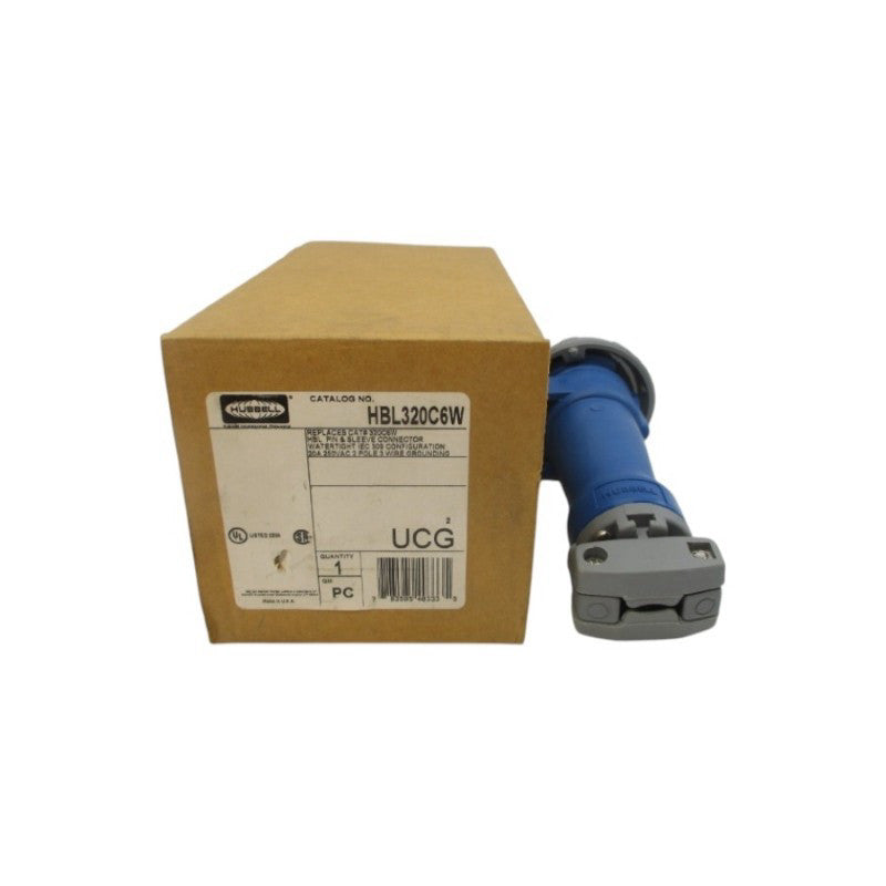 HUBBELL HBL320C6W 250VAC 20A NSMP