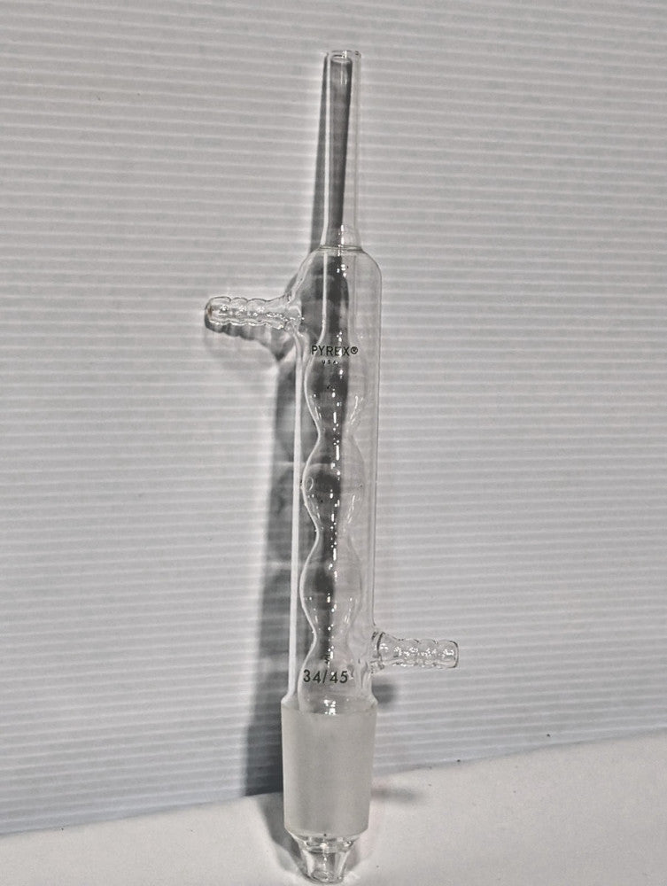 Pyrex Allihn Condenser Laboratory Lab  Glass Apparatus, 35/45 ST, Made in USA