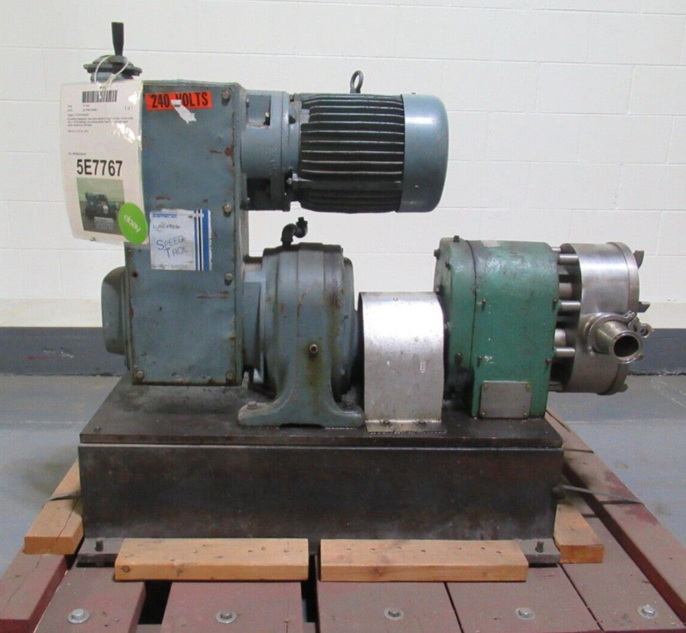 Tri Clover, Model PRED1253MUH4ST, S/S Positive Displacement Rotary Pump