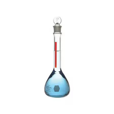 Kimble Chase 28013-100 Volumetric Flask,100Ml,Clear,Pk12