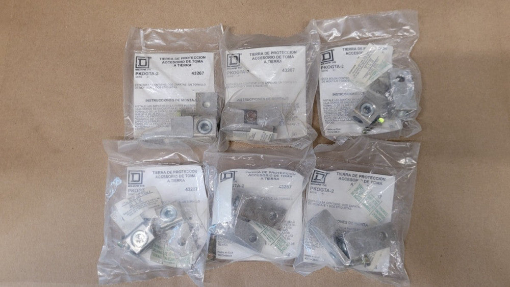 Lot Of 6 Square D PKOGTA-2 Equipment Grounding Kits