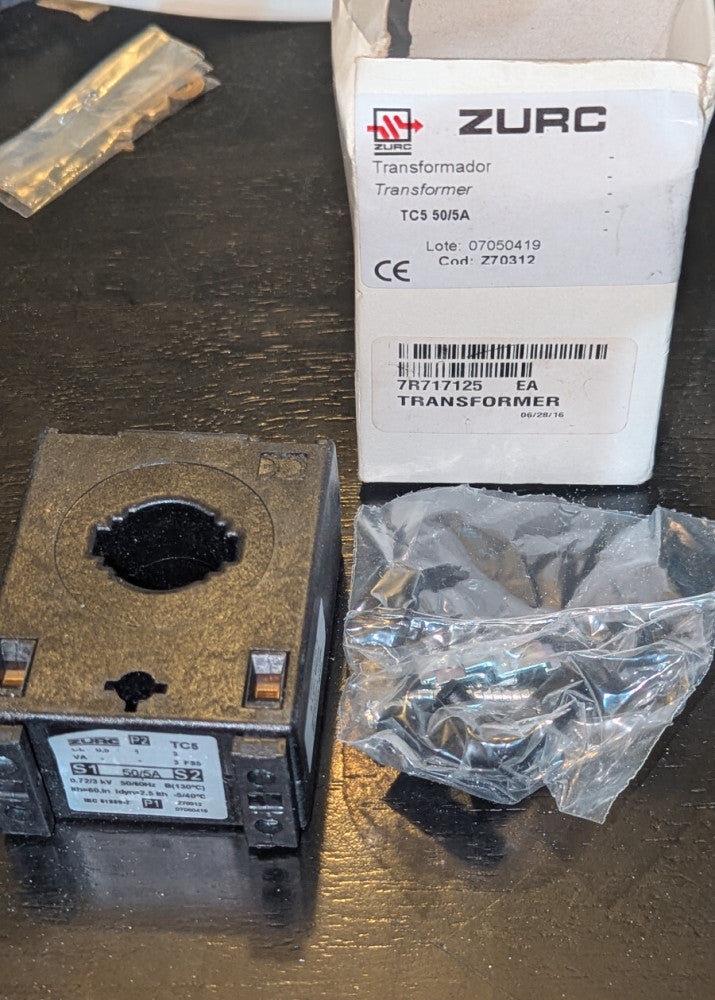 (1) NIB Zurc TC5 Transformer 50/5A