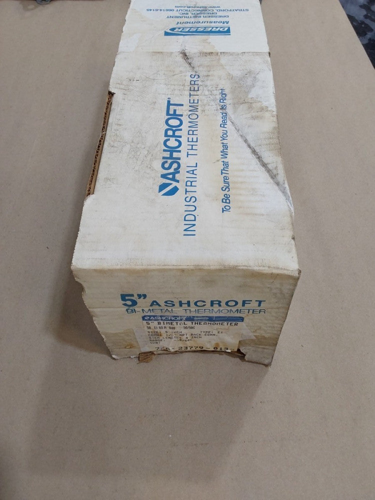 5" ASHCROFT BI-METAL THERMOMETER -50/50 CELSIUS 7KA-23779-013