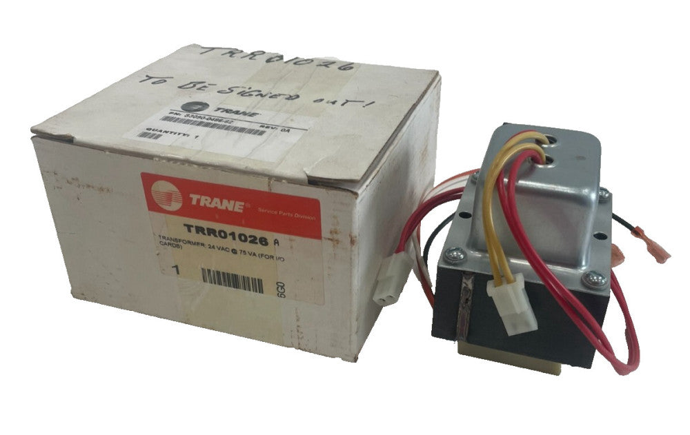 NEW TRANE TRR01026 TRANFORMER 24VAC 75VA