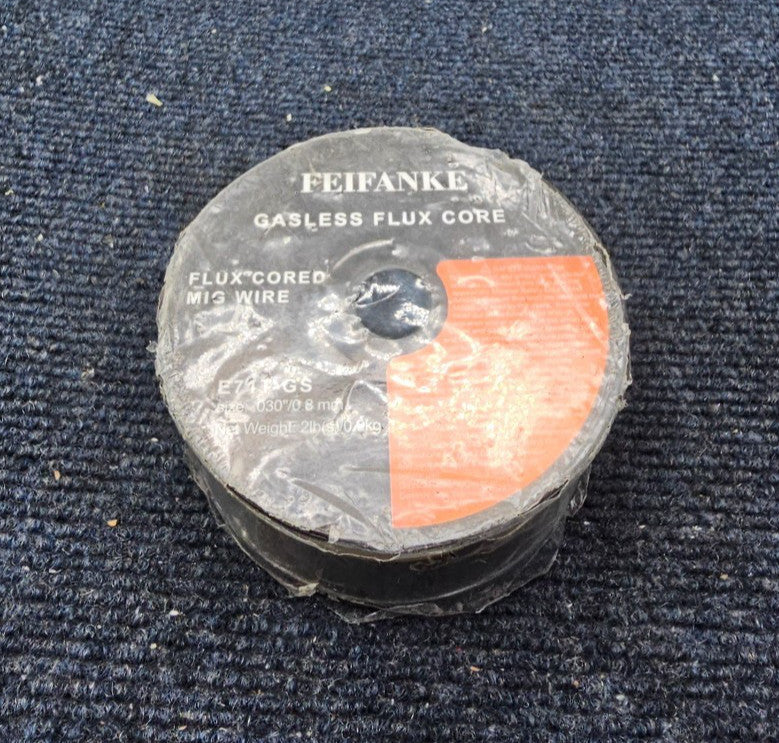 (QTY 2) Feifanke E71T-GS: .030'' Gasless Flux Cored MIG Welding Wire