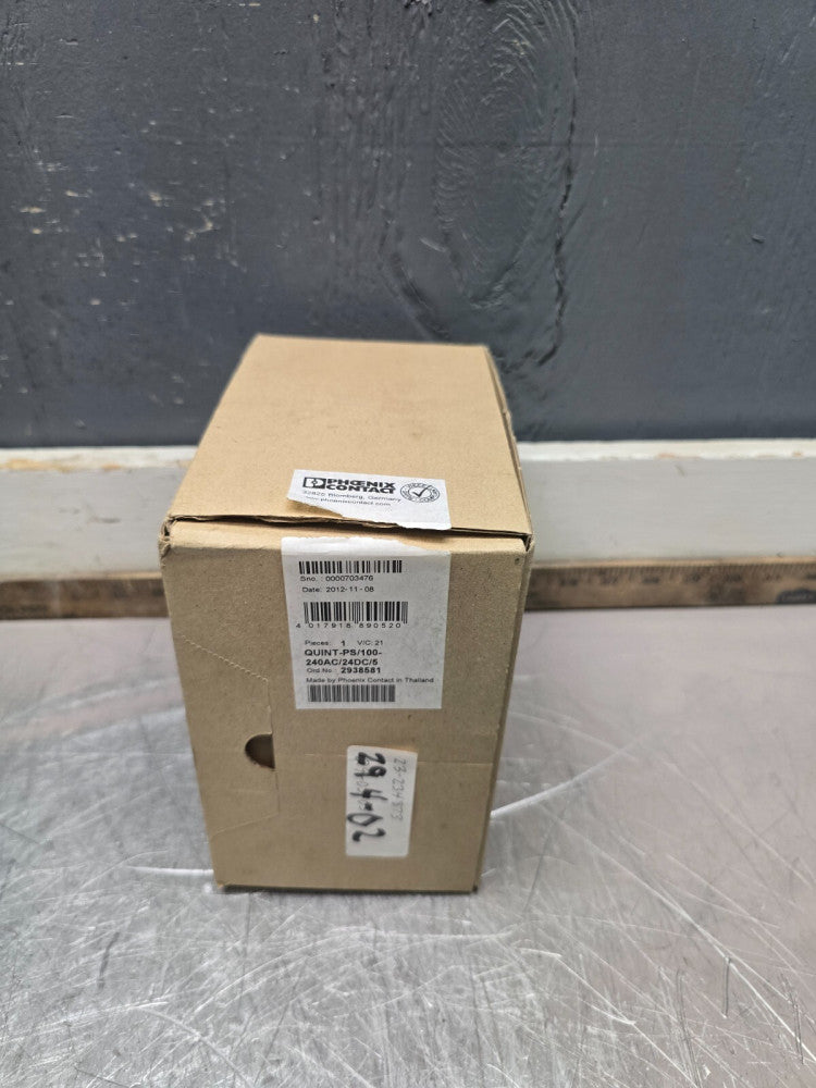 PHOENIX CONTACT QUINT-PS/100-240AC/24DC/5 , POWER SUPPLY, NEW IN BOX!