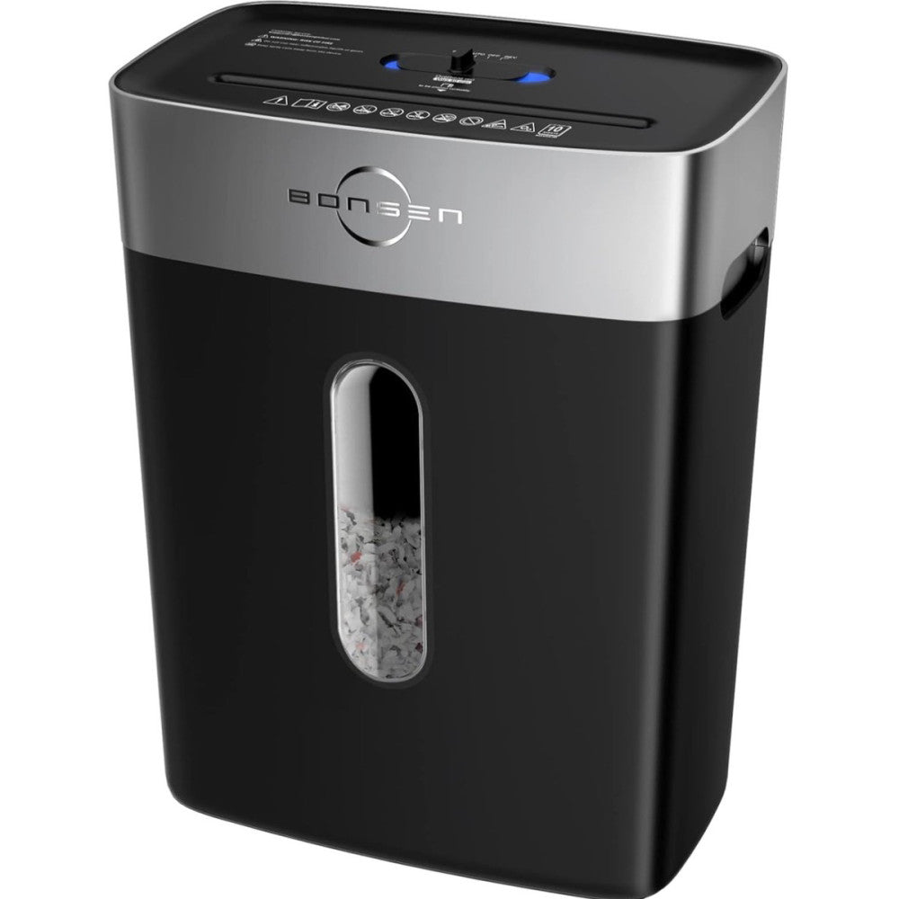 Paper Shredder Home Office Cross Cut 10 Sheets 4-Gallon Bin Quiet Security