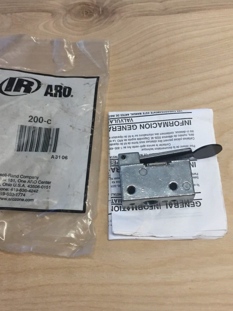 NEW Aro 200-C Mini Valve Manual Operation 1/8” NPT