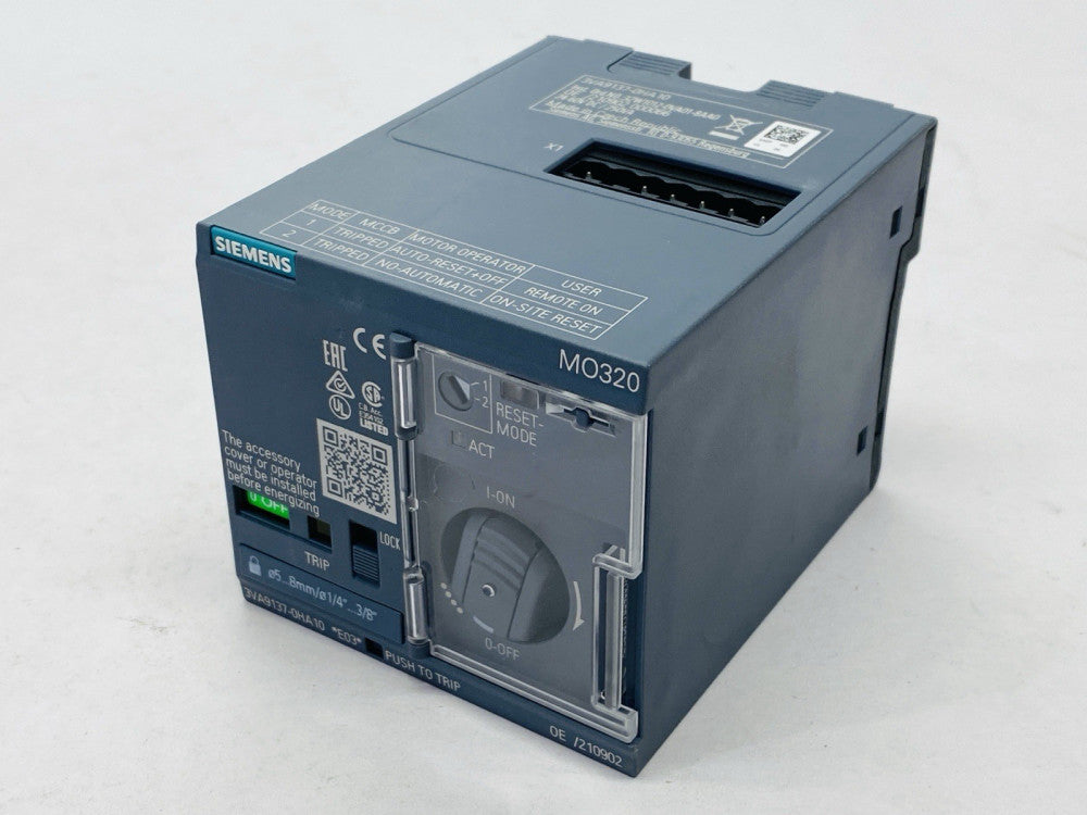 Siemens 3VA9137-0HA10 Manual Motor Operator Breaker 3VA 24-60VDC