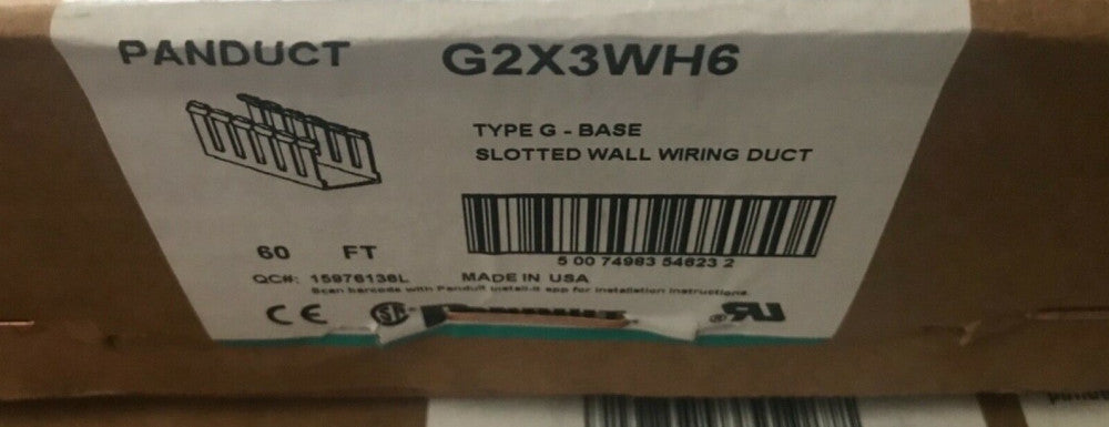 PANDUIT G2X3WH6 / G2X3WH6  60' FOOT
