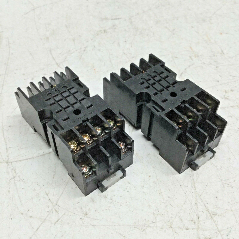 Matsushita HC4-SFD-K Relay Socket 7A 250VAC 14 Pin (LOT of 2)