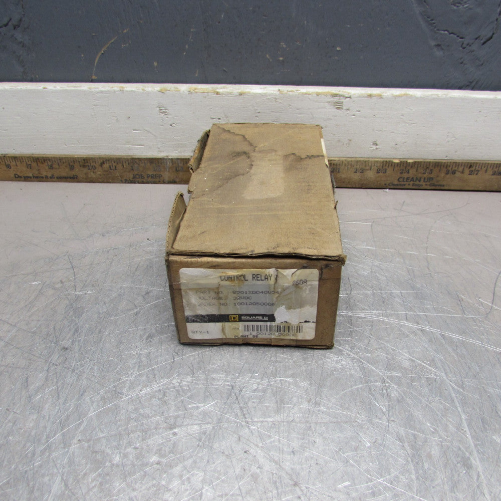 SQUARE D 8501XD040V54 DC CONTROL RELAY,32VDC,NEW IN BOX! MAKE OFFER!