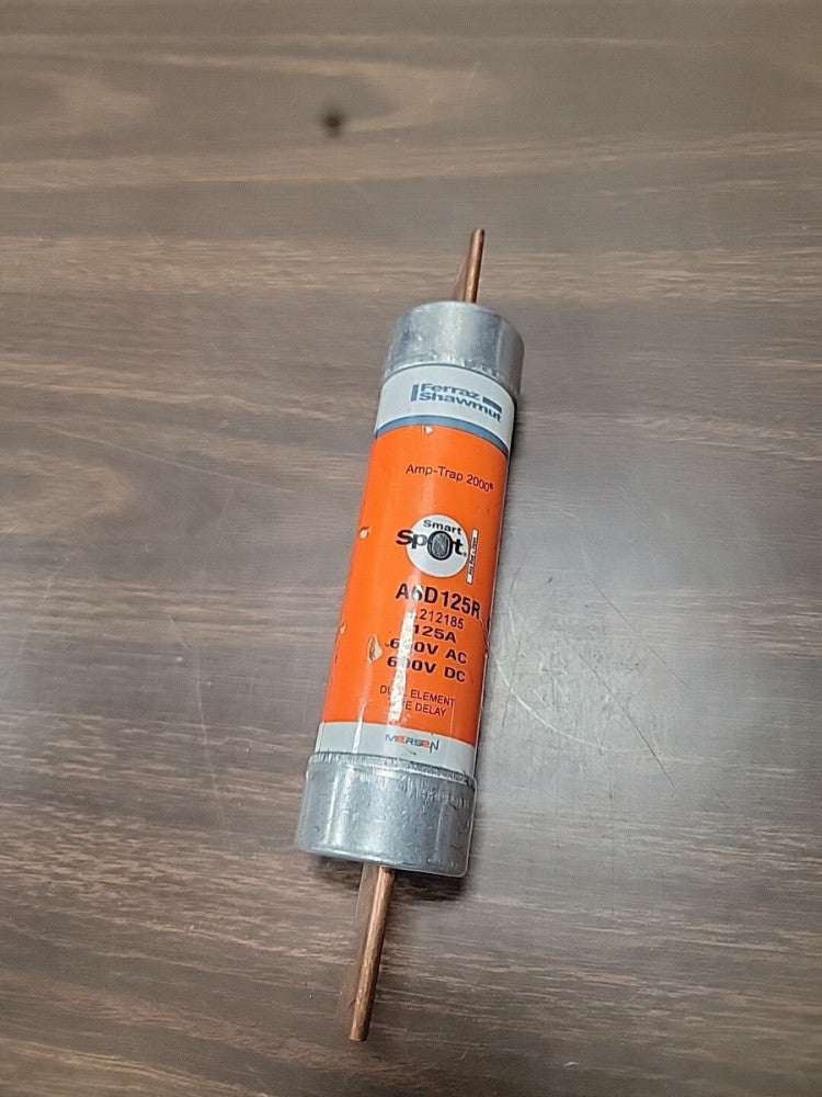 Nice Ferraz Shawmut Smart Spot A6D125R 125 Amp Fuse LPS RK 125SP 600V NEW LOOK