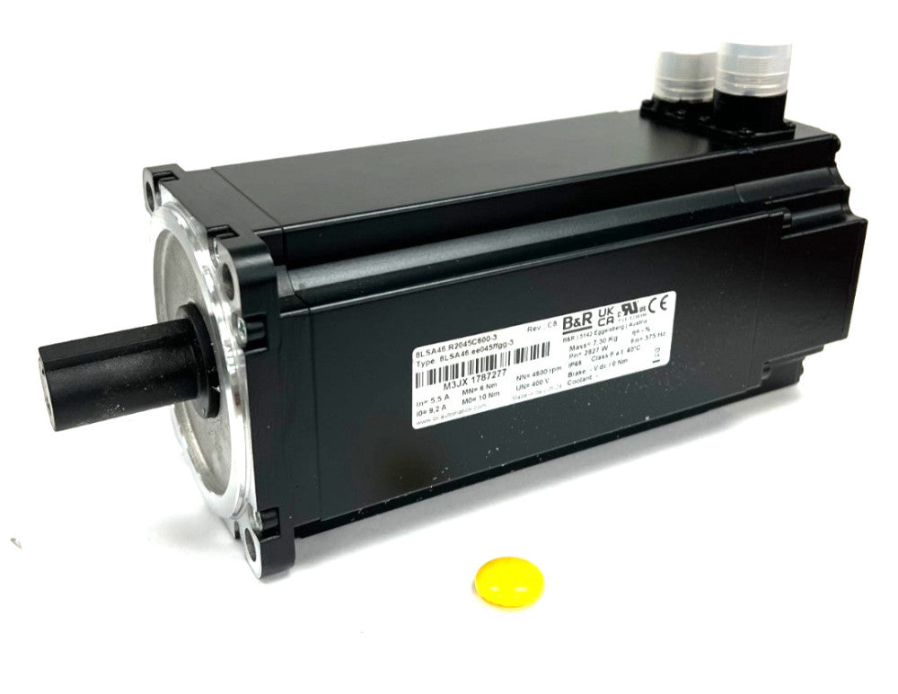 B&R 8LSA46.EE045FFGG-3 SYNCHRONOUS SERVO MOTOR 3 PHASE