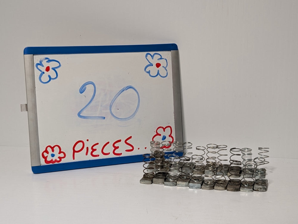 Lot of 20 Fastenal Channel Nut with Spring, Various Part Number and Conditions