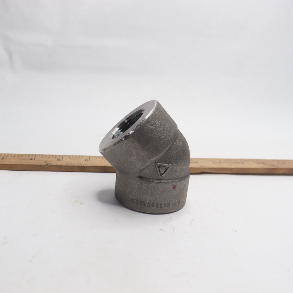 45 Degree Elbow Forged Steel Class 3000 1" x 1"