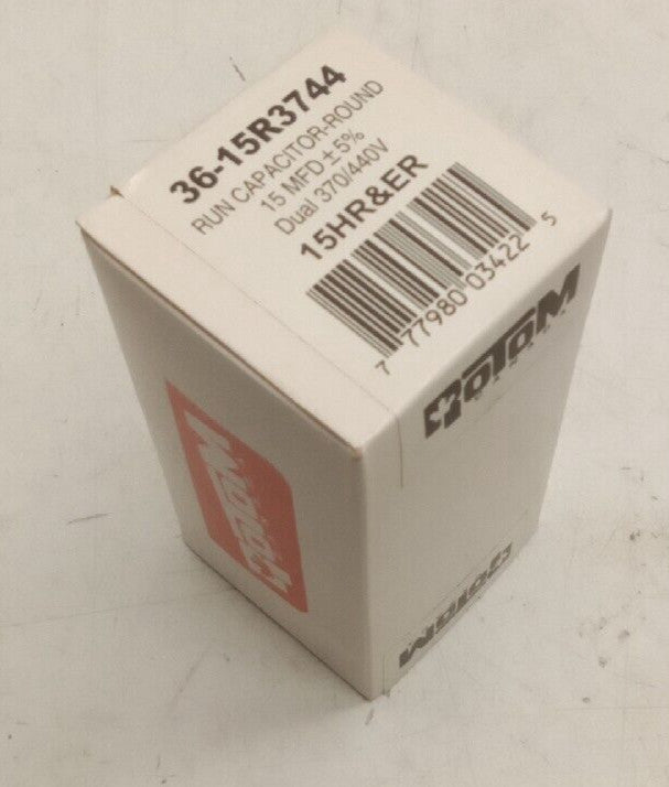 Rotom Canada 36-15R3744 Run Capacitor-Round 370/440V